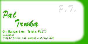 pal trnka business card